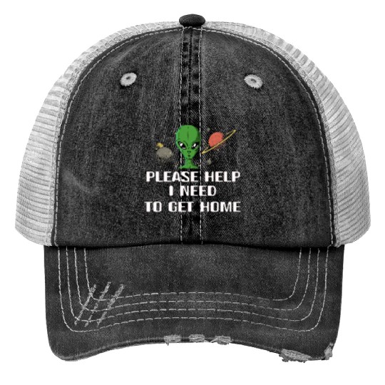 Alien Gift Extraterrestrial UFO AREA 51 Sci-fi Trucker Hats