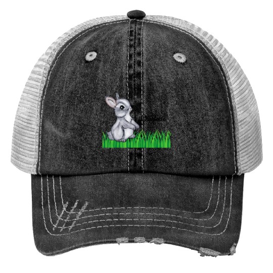 Bunny Name Gift Charlotte Trucker Hats