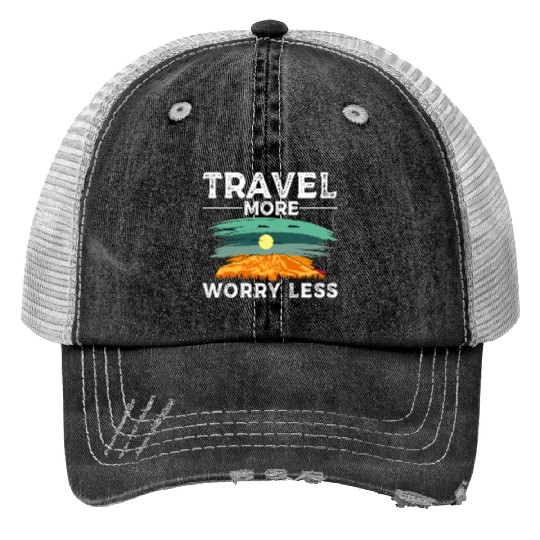 Nature Travel Adventure Traveling Trucker Hats