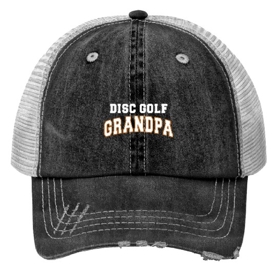 Disc Golf Grandpa Fathers Day Gift Idea Trucker Hats