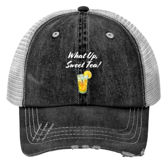 What up, Sweet Tea! White Trucker Hats