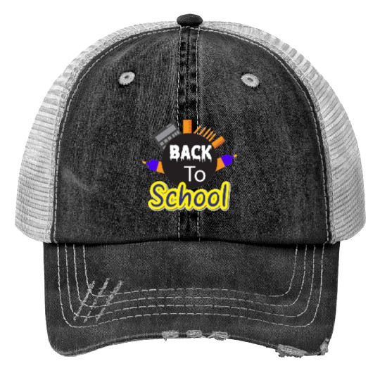 education back to school elements Trucker Hats