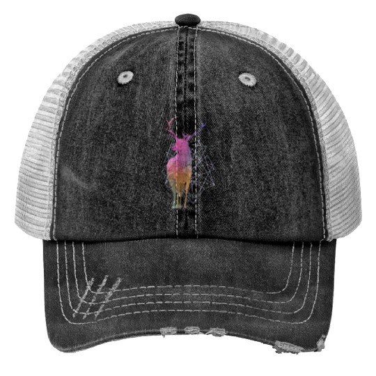 Poly Art Cool Art Shapes Trucker Hats