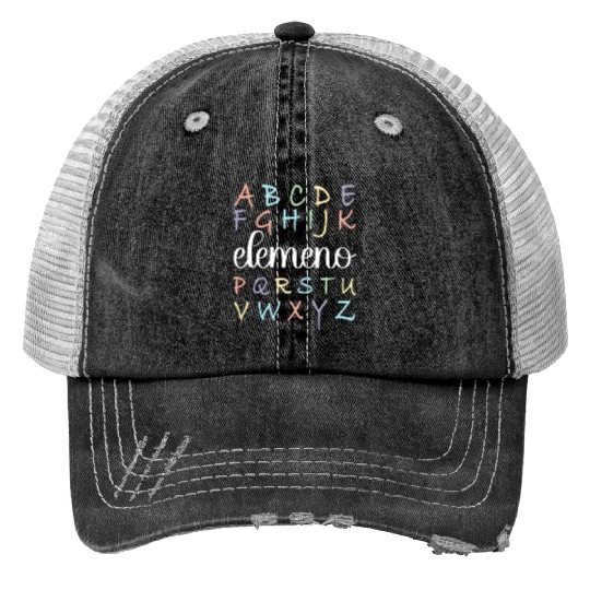 ABC Elemeno, Kindergarten Teacher, Teacher Trucker Hats