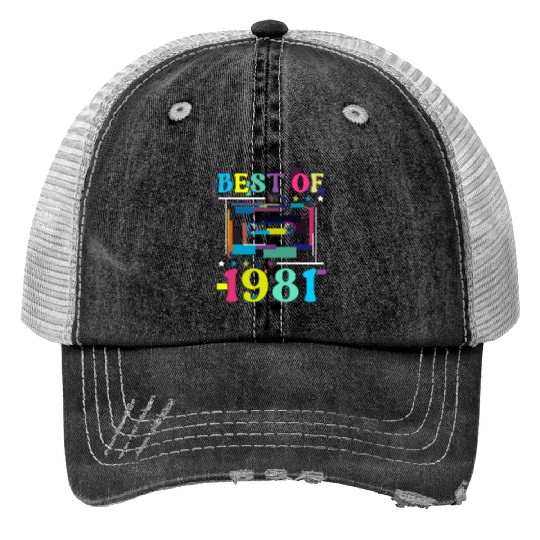 Best Of 1981 | Birthday Trucker Hats | Birthday Retro