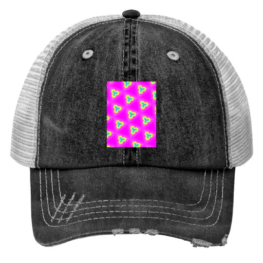 enchanting abstract seamless Trucker Hats