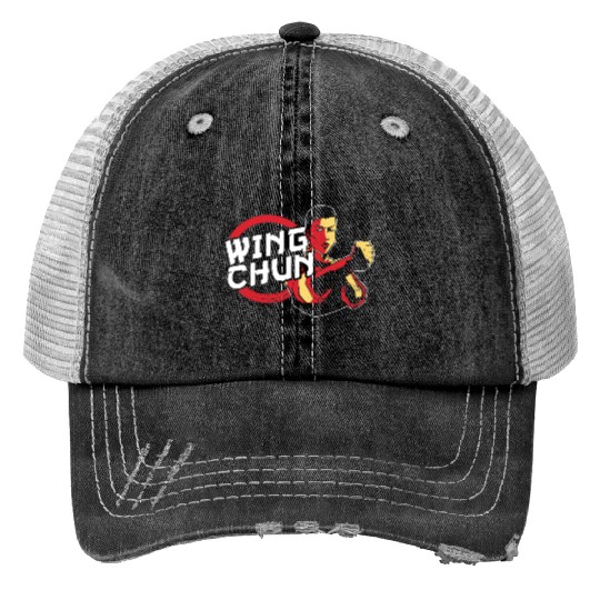 Wing Chun Coach Martial Arts Fighter Training Trucker Hats