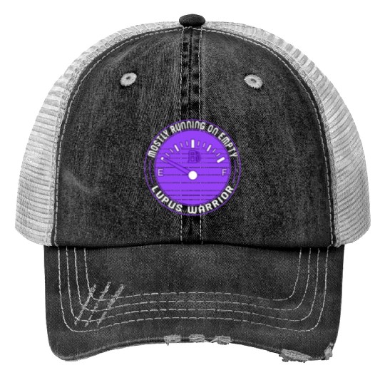 Lupus Awareness Trucker Hats, Mostly Running Empty,