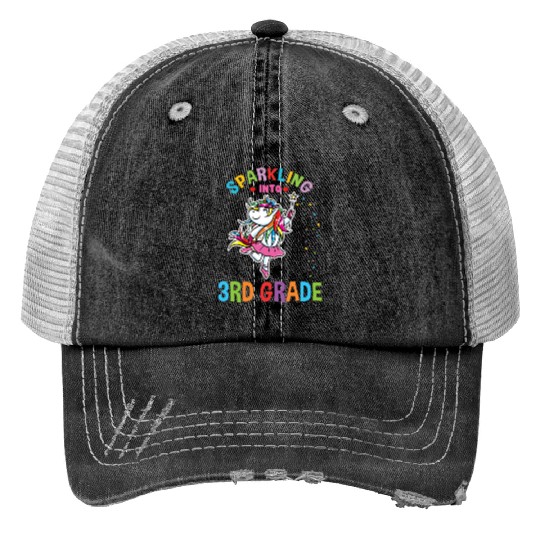Sparkling Into 3rd Grade Back To School Trucker Hats