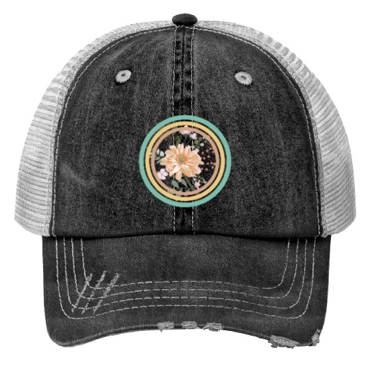 Flower ring Trucker Hats