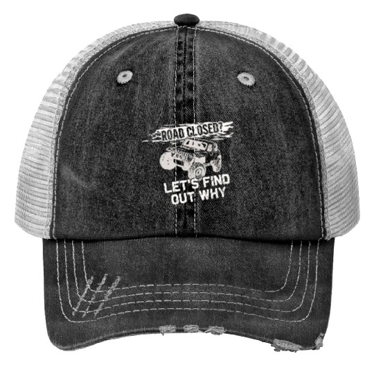 Off Road 4X4 Mudding Adventure Car Trucker Hats