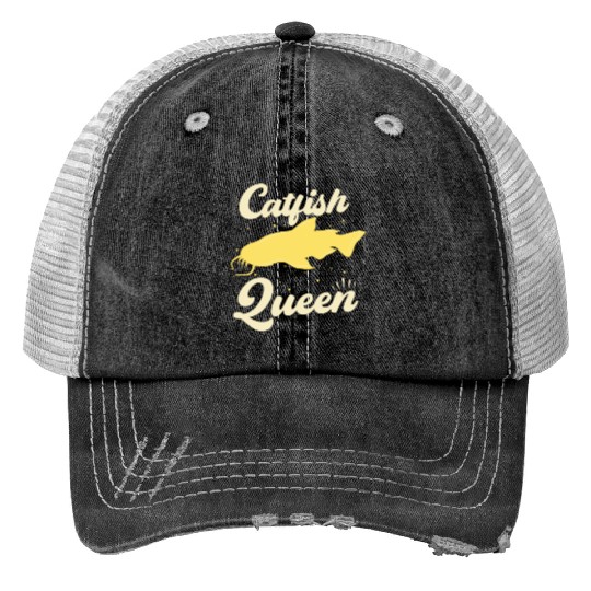 Wels Catfish Design For A Catfish Queen Trucker Hats