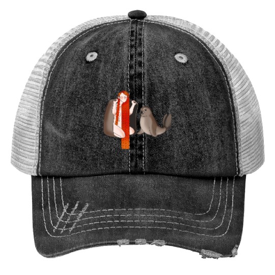 Selkie and Seal Trucker Hats