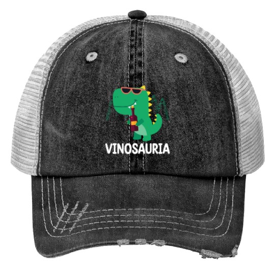 VINOSAURIA | Funny Beer Trucker Hats | Funny Alcohol