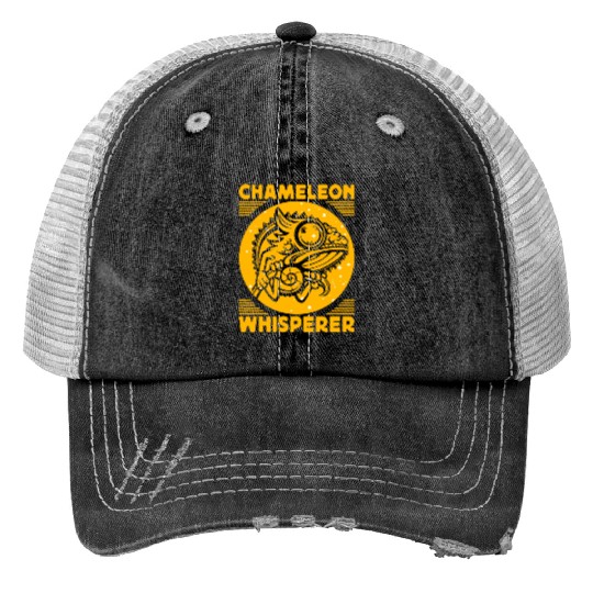 Chameleon Whisperer Trucker Hats