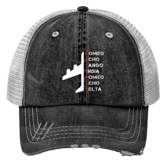 Romeo Echo Tango India Romeo Echo Delta Trucker Hats