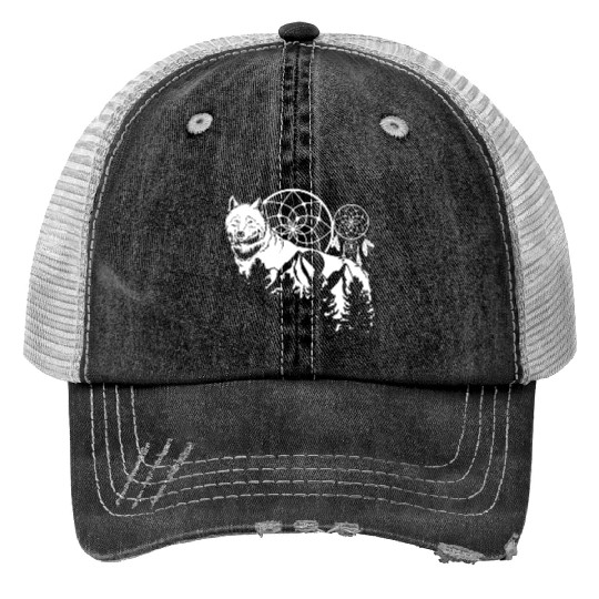 Wolf Trucker Hats