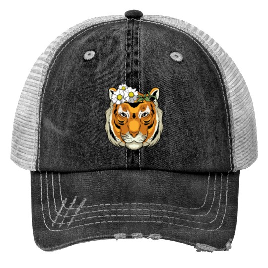 Shi is Tiger Trucker Hats