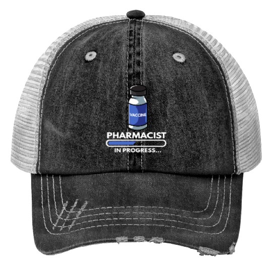 Pharmacist In Progress Pharmacy Health Trucker Hats