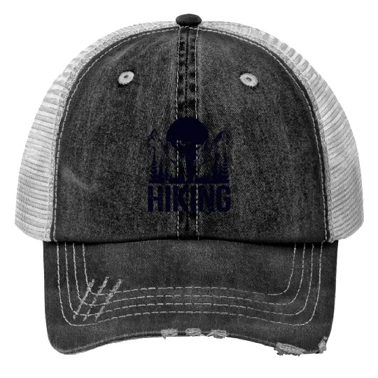 Hiking Go Mountaineering Hiking Tour Hiking Day Trucker Hats