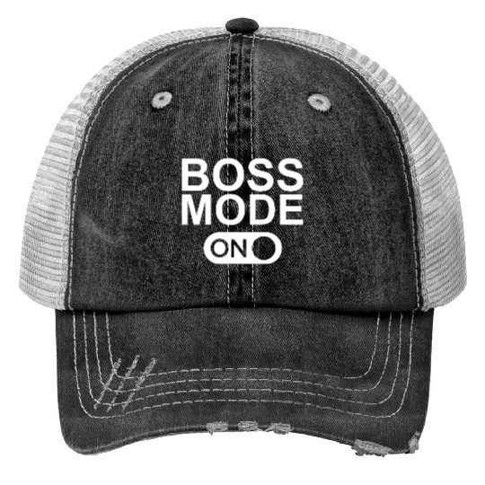 Boss Mode On Trucker Hats