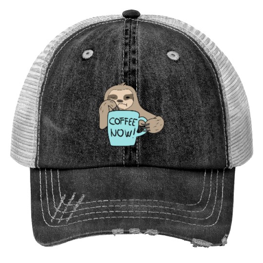 Sloth Stack cofee now ! Trucker Hats