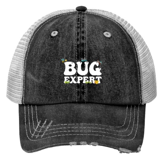 Bug Expert Entomology Insect Catching Groovy Trucker Hats