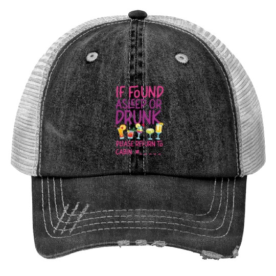Cruise Ship Vacation Friends Trucker Hats