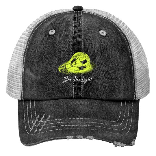 Be The Light Lamp Trucker Hats
