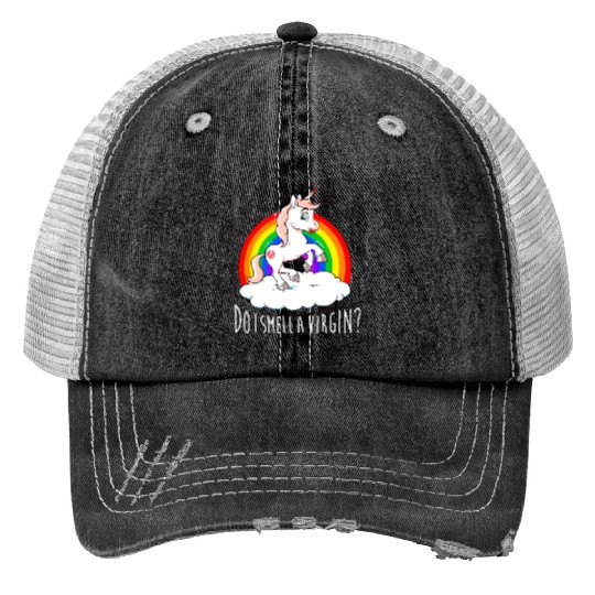 Unicorn Demon Trucker Hats