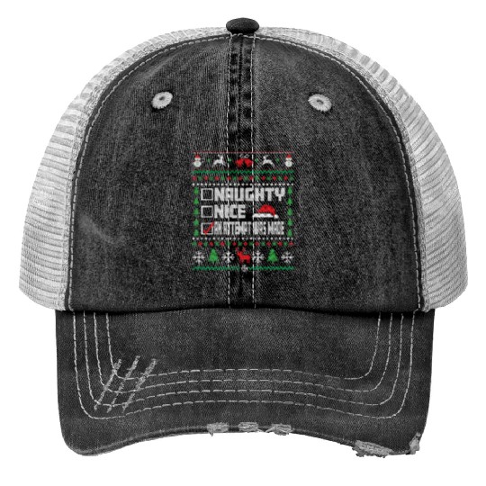 An Attempt Was Made Santa Claus Trucker Hats