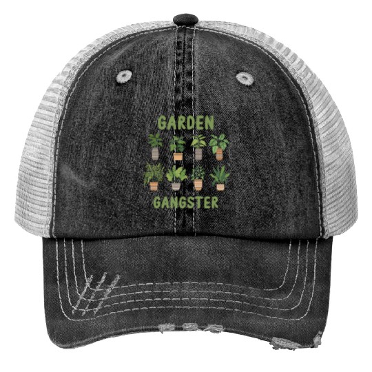 Garden Gangster Flower Enthusiast Trucker Hats