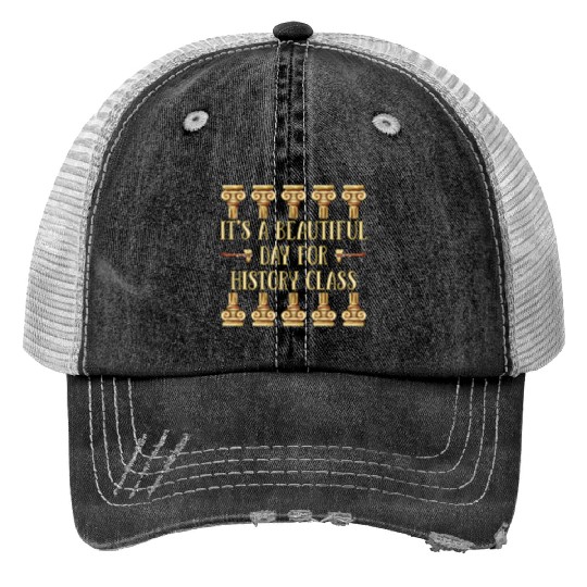 I Teach History Teacher Trucker Hats