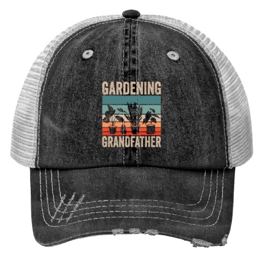 Gardening Grandfather Landscaping Grandpa Garden Trucker Hats