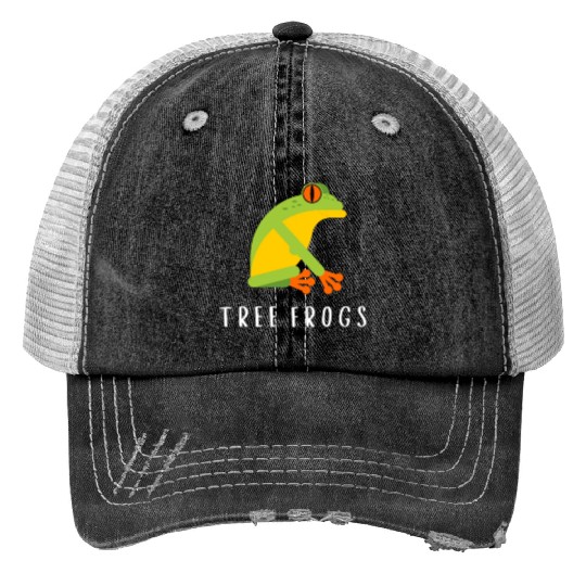 Agalychnis Callidryas Red Eyed Tree Frog Trucker Hats