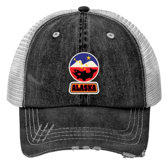 US States ALASKA Trucker Hats