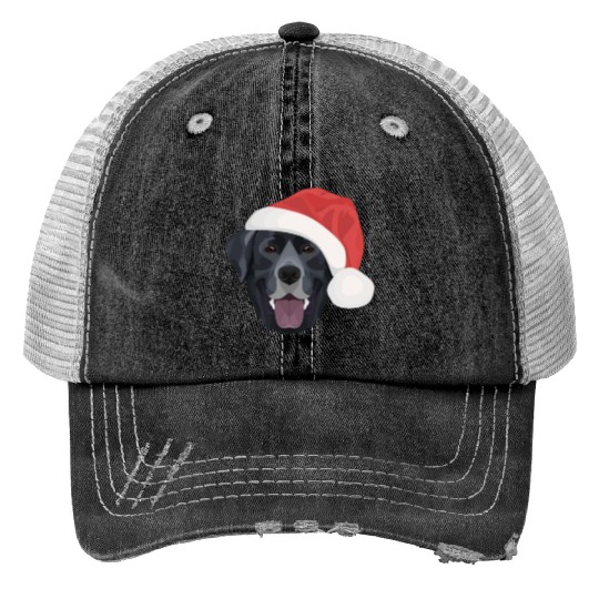 Labrador Merry Christmas Trucker Hats