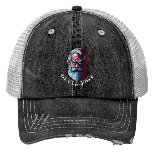 Grumpy Santa Trucker Hats