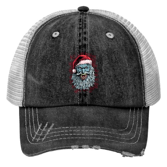 bad santa Trucker Hats