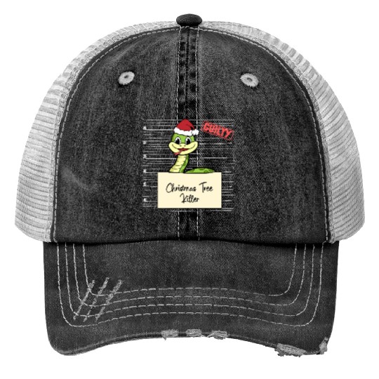 Snake christmas funny prison Trucker Hats