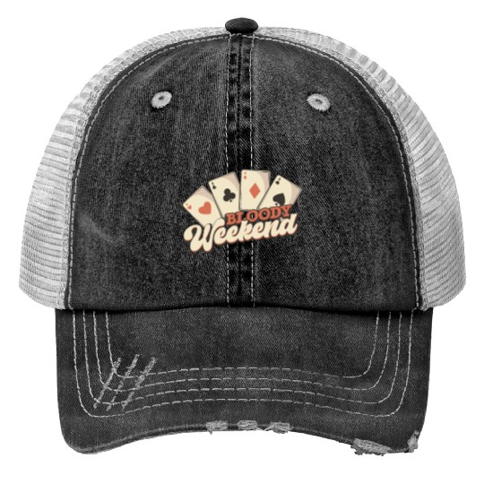 Poker Casino Poker Player Gambling Roulette Trucker Hats