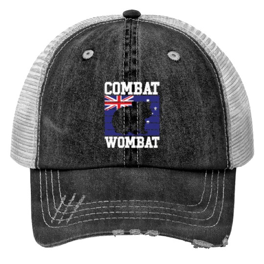 Combat Wombat For A Wombats Lover Trucker Hats
