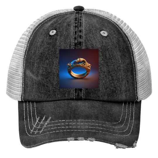Dragon space ring Trucker Hats