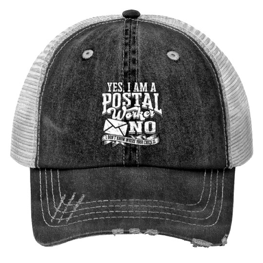 Mail Men Mail Carrier Postal Worker Postman Trucker Hats
