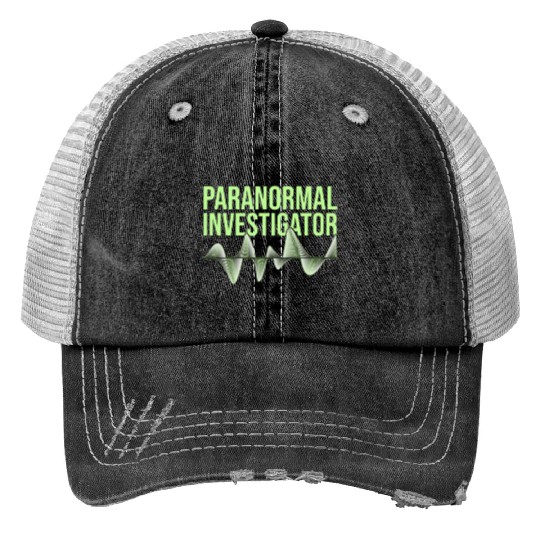 Ghost Hunting Paranormal Investigator Trucker Hats