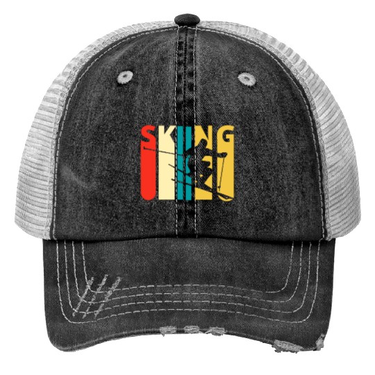 Skiing Trucker Hats
