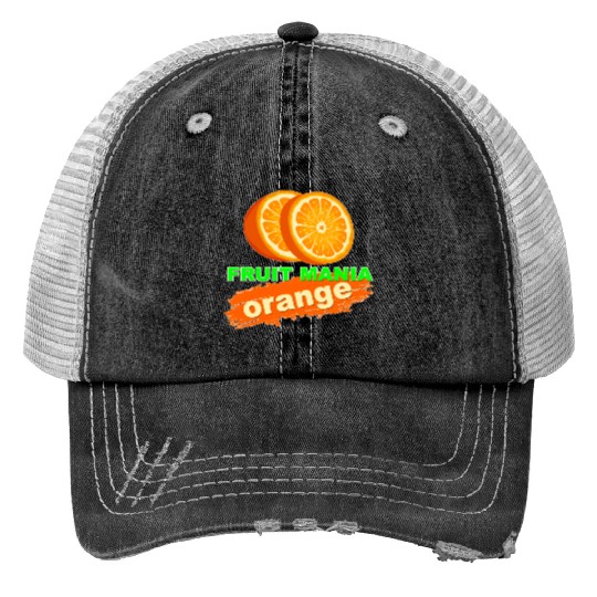 FRUIT MANIA ORANGE Trucker Hats
