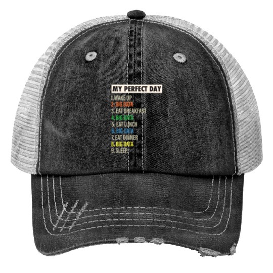 MY PERFECT DAY IS WHEN I DO BIG DATA Trucker Hats