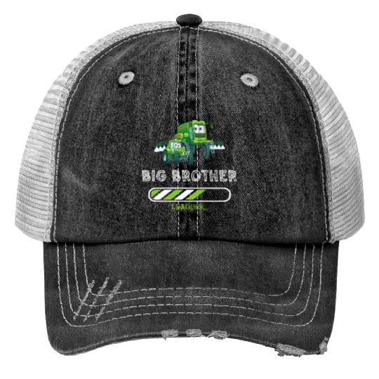 Big brother farmer tractor Trucker Hats