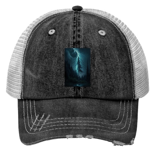 Forest Lightling Trucker Hats